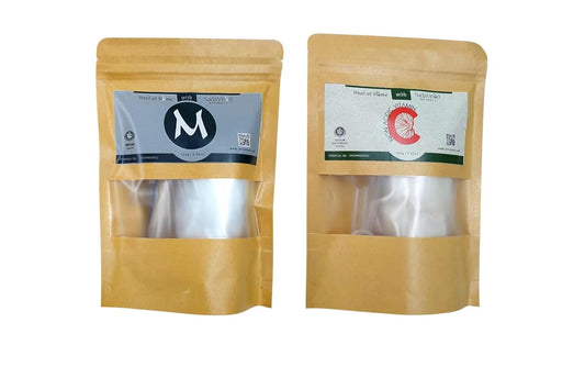 Methylsulfonylmethane (MSM) & Ascorbate Vitamin C Powder Combo – Joint Support, Immune Boost, Antioxidant, Skin & Hair Health (Sodium 100 Gm +MSM 100 Gm)
